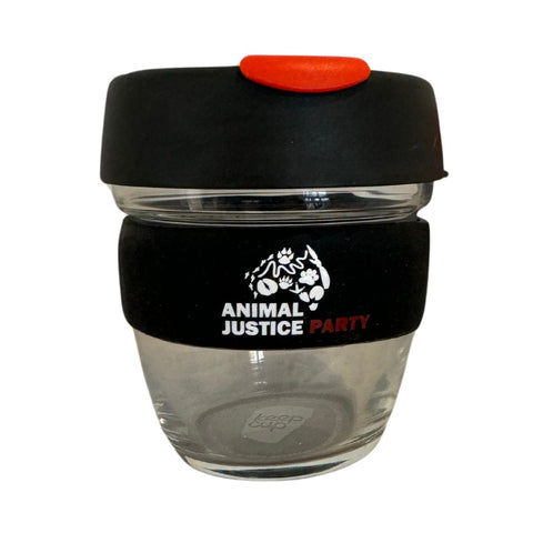 AJP KeepCup - Glass w Black Lid (SML)